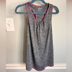 BCG Sleeveless Gray and Pink Relaxed Tank Top Sz. XL(16)